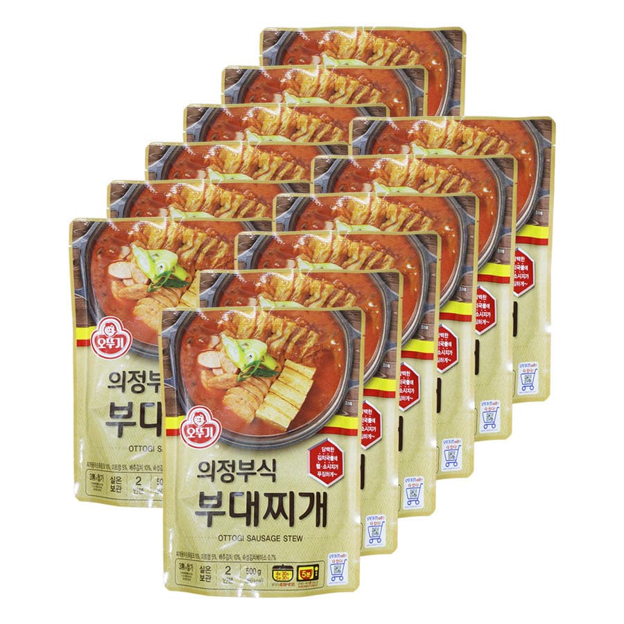 오뚜기 의정부식 부대찌개 500g 12개 즉석국 즉석탕 간편식