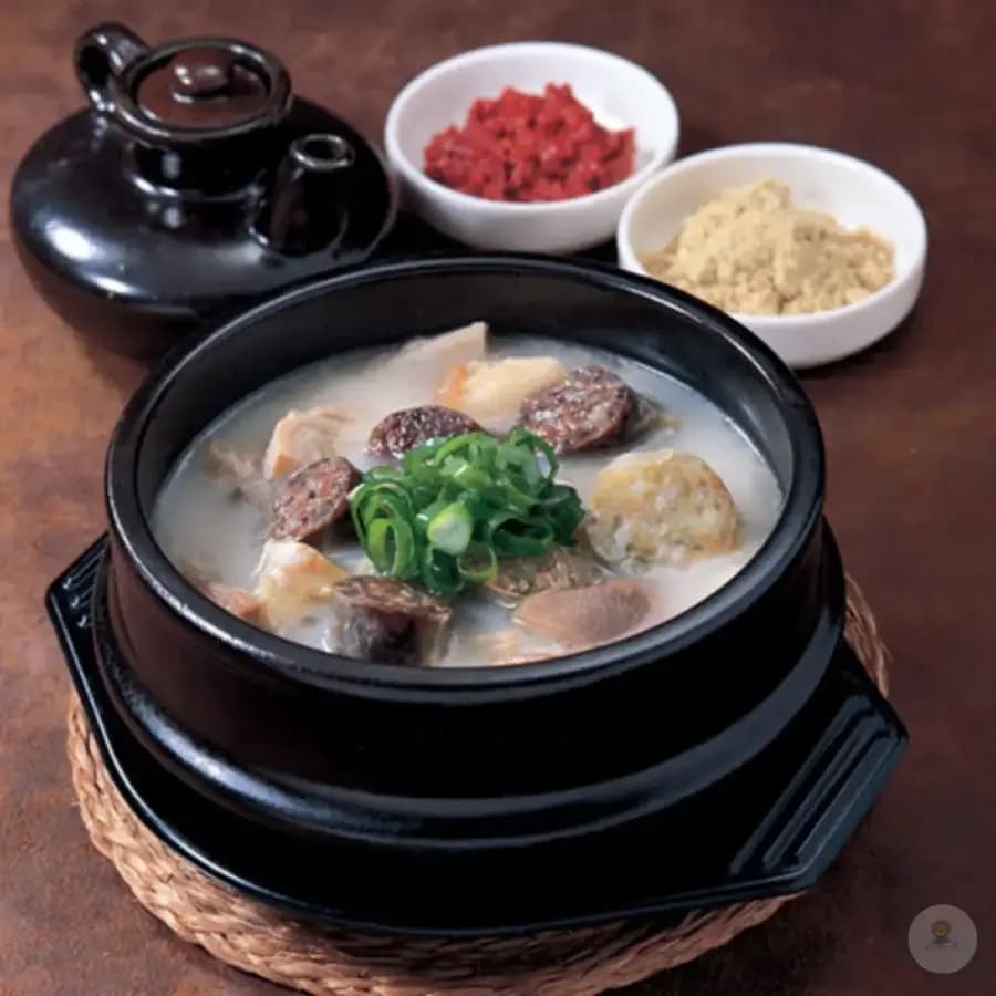 순대돼지국밥 1.25KG X 2개 육수 밀키트