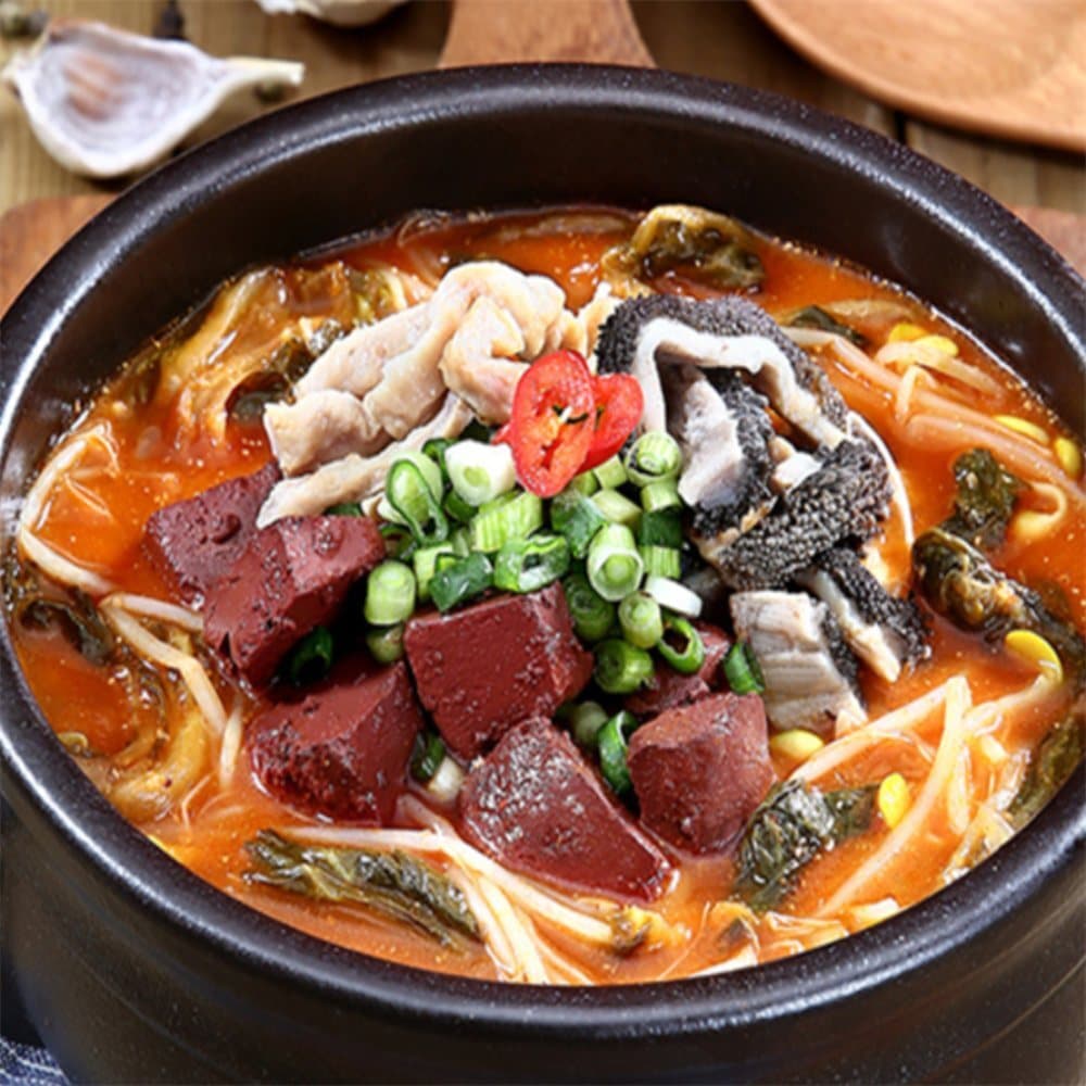 유쎌몰 한우선지해장국 1.13kg x 2개 우거지해장국밀키트 즉석식품