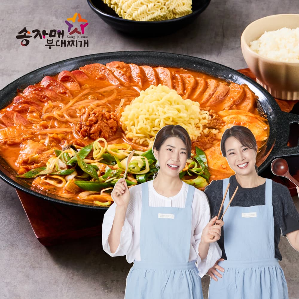 송자매 부대찌개 밀키트 570g, 1개