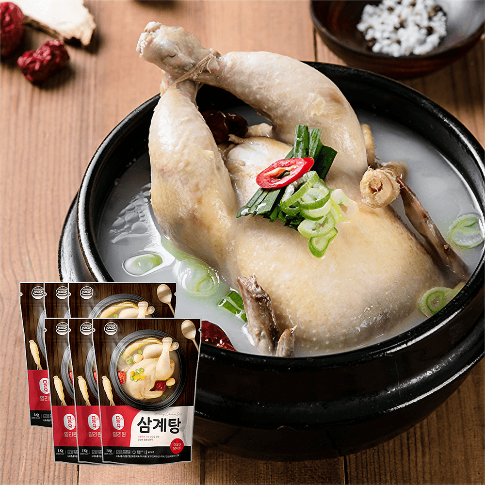 티와이 밀리원 유황 먹여 키운 삼계탕 레토르트 1kg