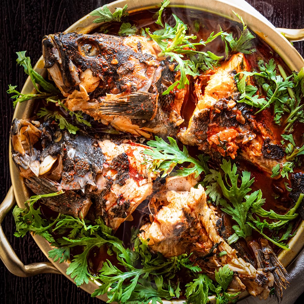 생물 통 우럭매운탕 1-2인분 탕 밀키트