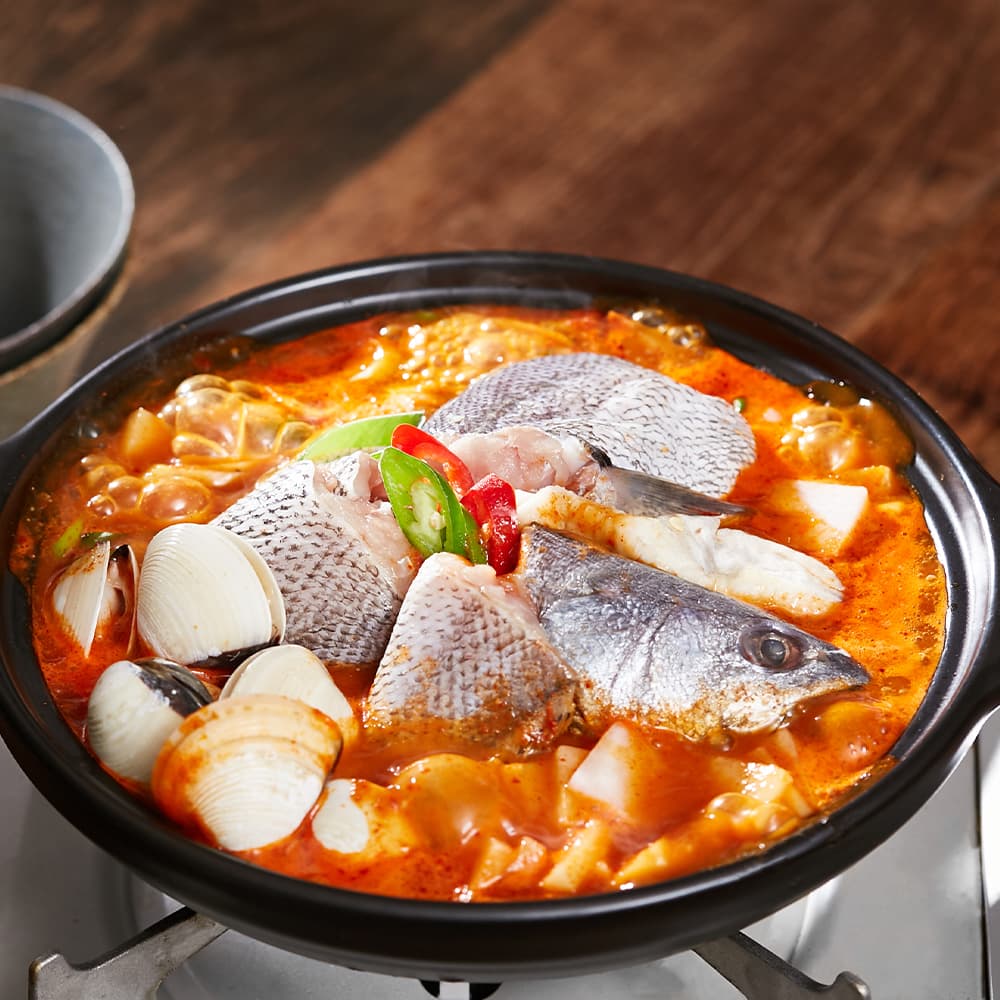 설래담 민어 매운탕 680g 캠핑요리 캠핑음식 밀키트 밥반찬 간편 집밥