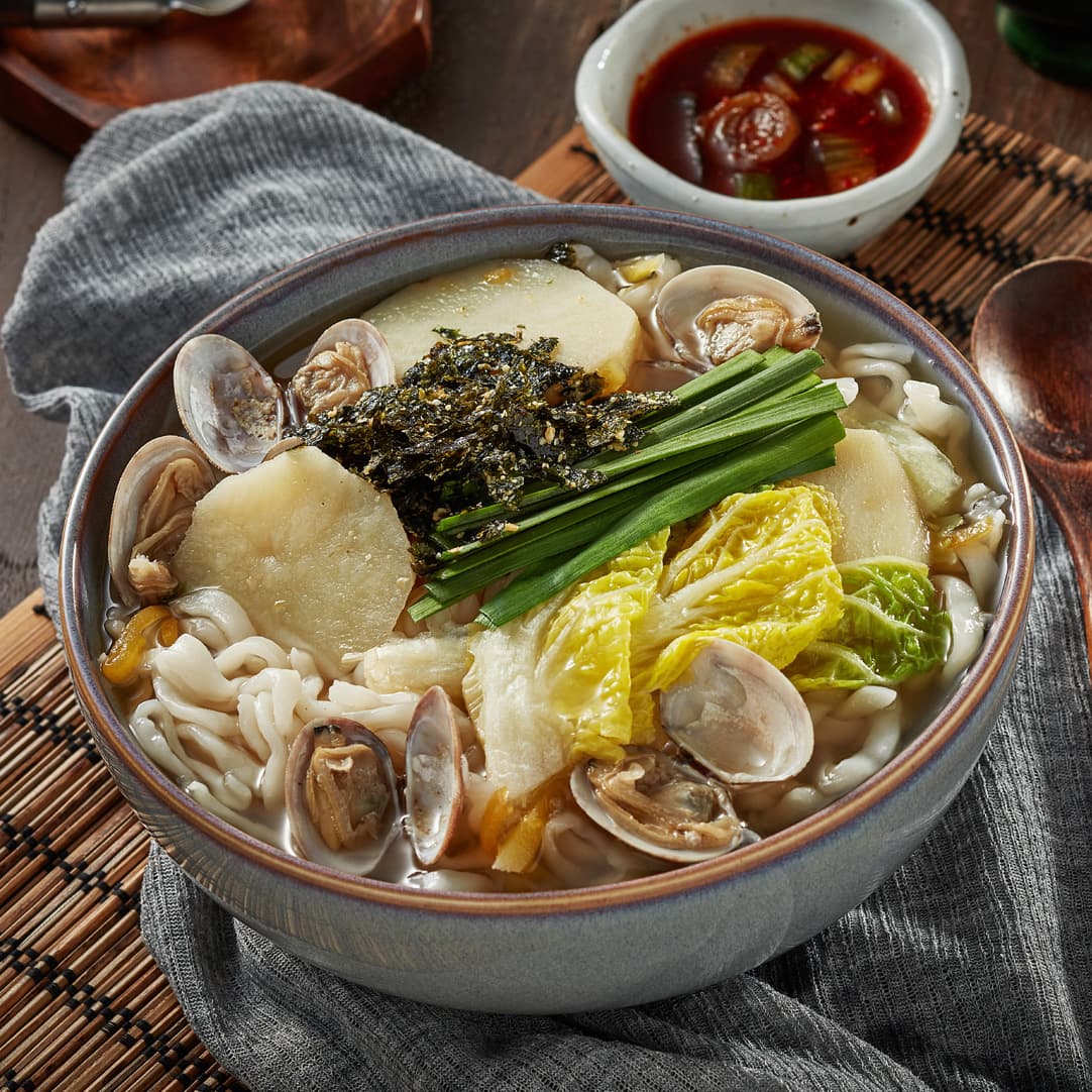 김태희칼국수 맛집밀키트3종 한식 해장 간단캠핑요리 1인분 2팩