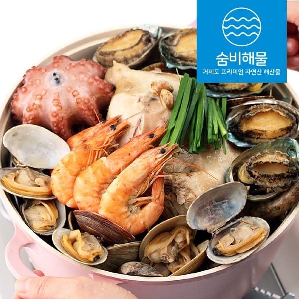 숨비해물 끓여먹는 해신탕 밀키트 몸보신 보양식 삼계탕 4인분