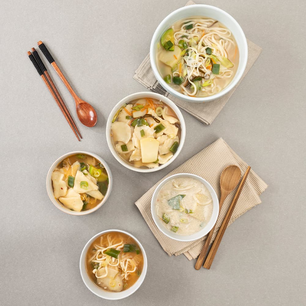 수제비 칼국수 밀키트 2인분 500g 캠핑 요리