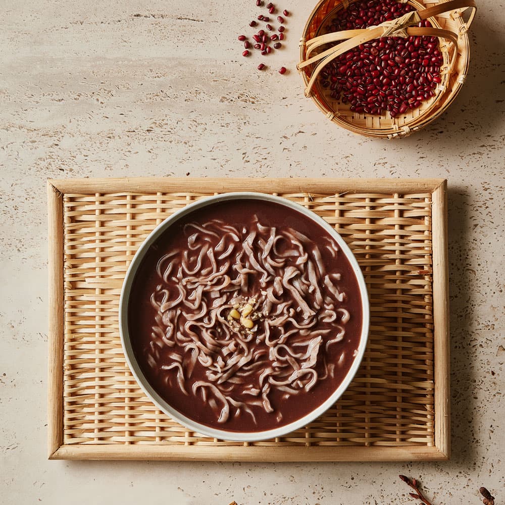 동지 담꽃 국내산 팥칼국수 밀키트 2인분 780g, 2개