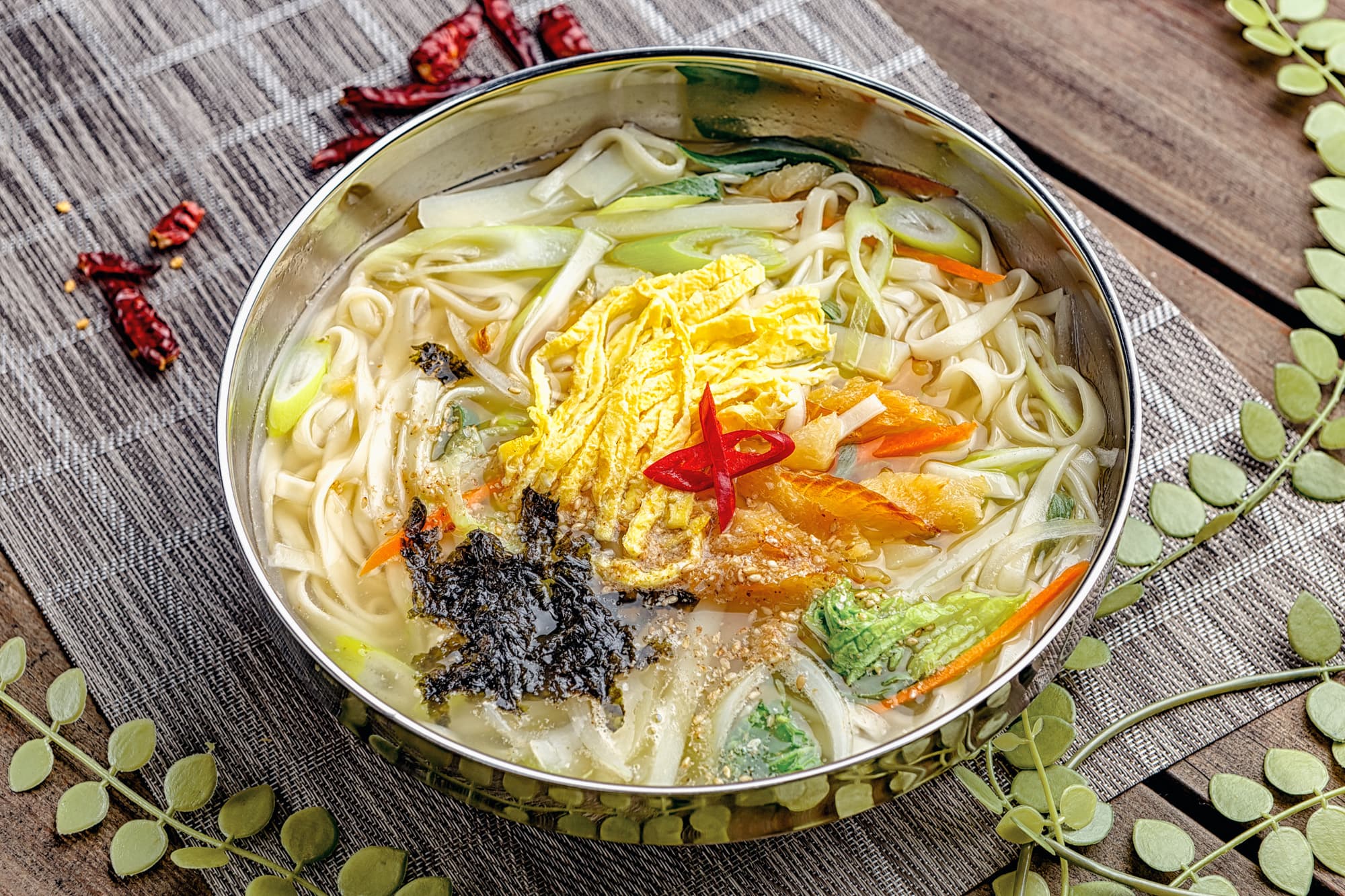 황태칼국수 (2인분) 해장 칼국수 캠핑 77마켓 밀키트 시원한국물맛