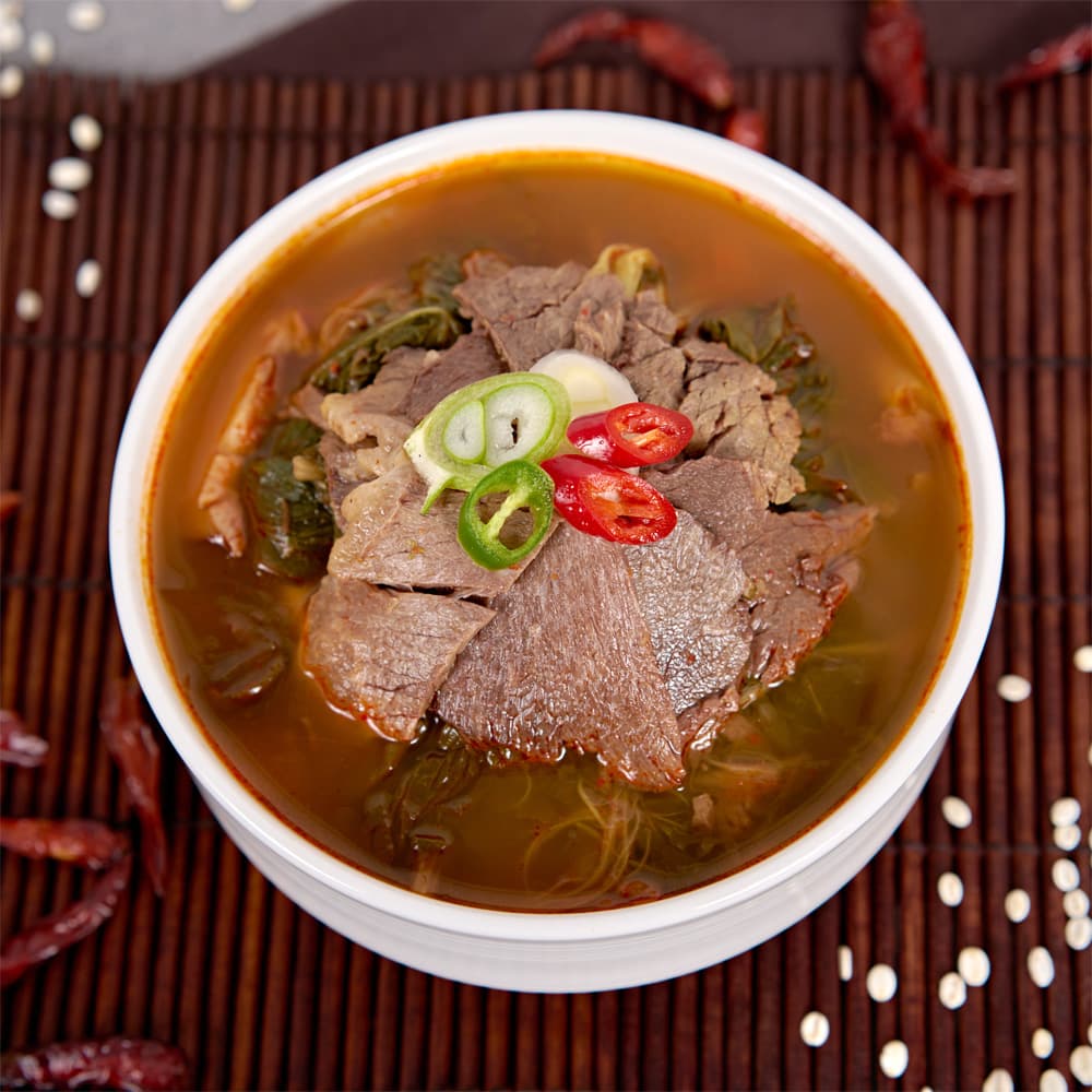 동아밥상 얼큰한 보리 한우탕 한우사골곰탕 국밥 밀키트 600g