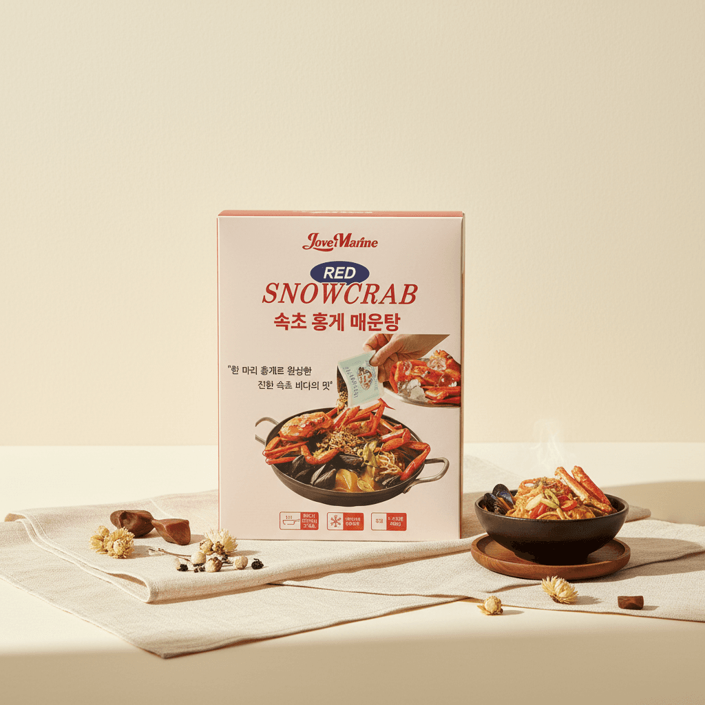 속초 홍게매운탕 밀키트 2인분 속풀이