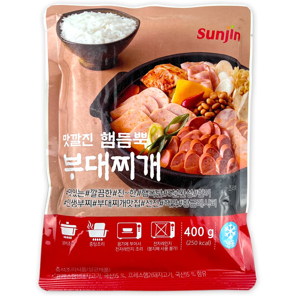 선진FS 맛깔진 햄듬뿍 부대찌개 400g 밀키트