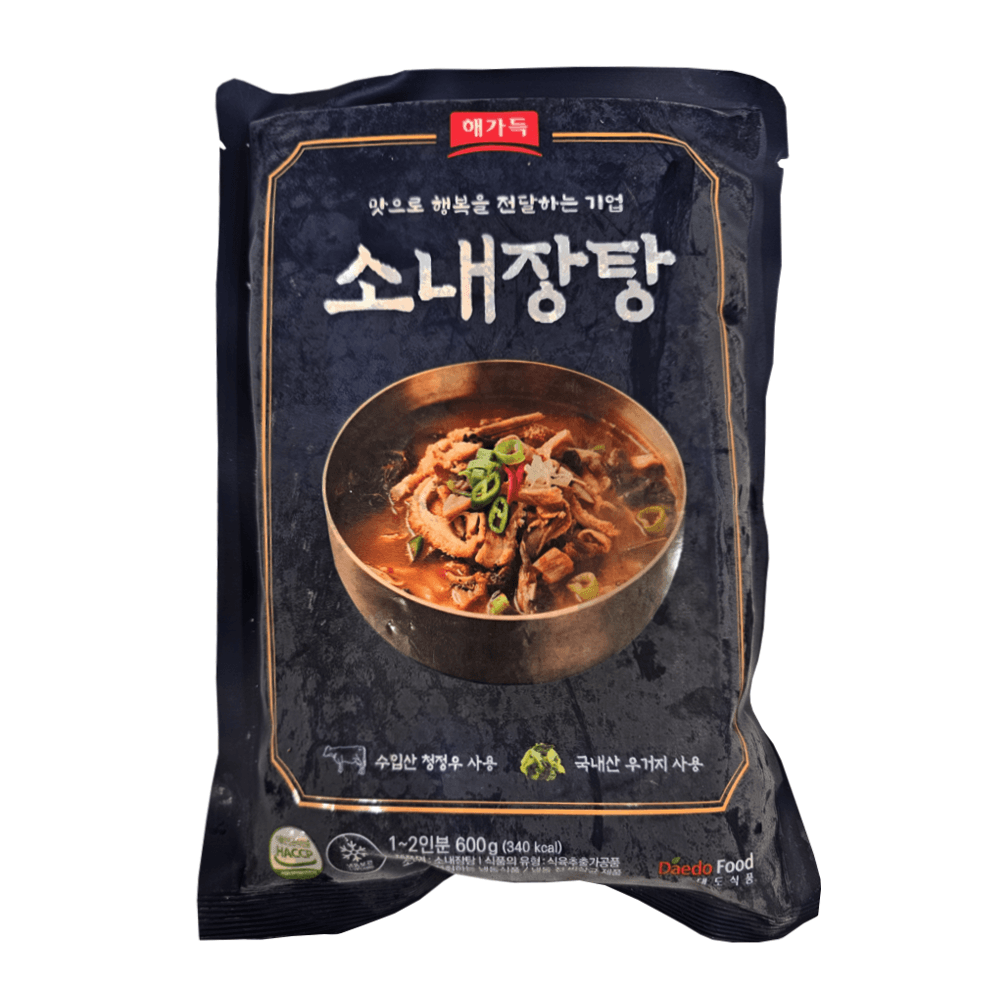 대도식품 해가득 소내장탕 600g 밀키트 간편식 1인분 가정용 업소용 식당용