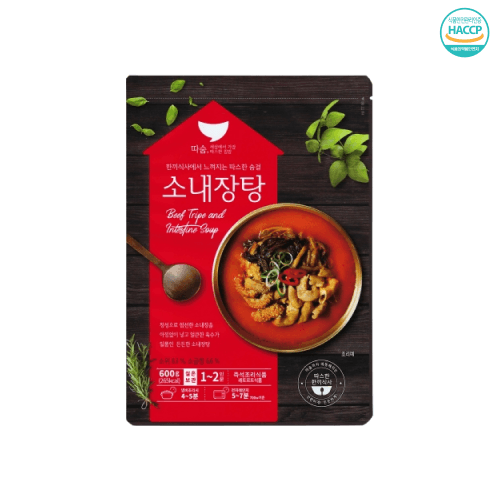 선미 따숨 소내장탕 600g 캠핑 밀키트