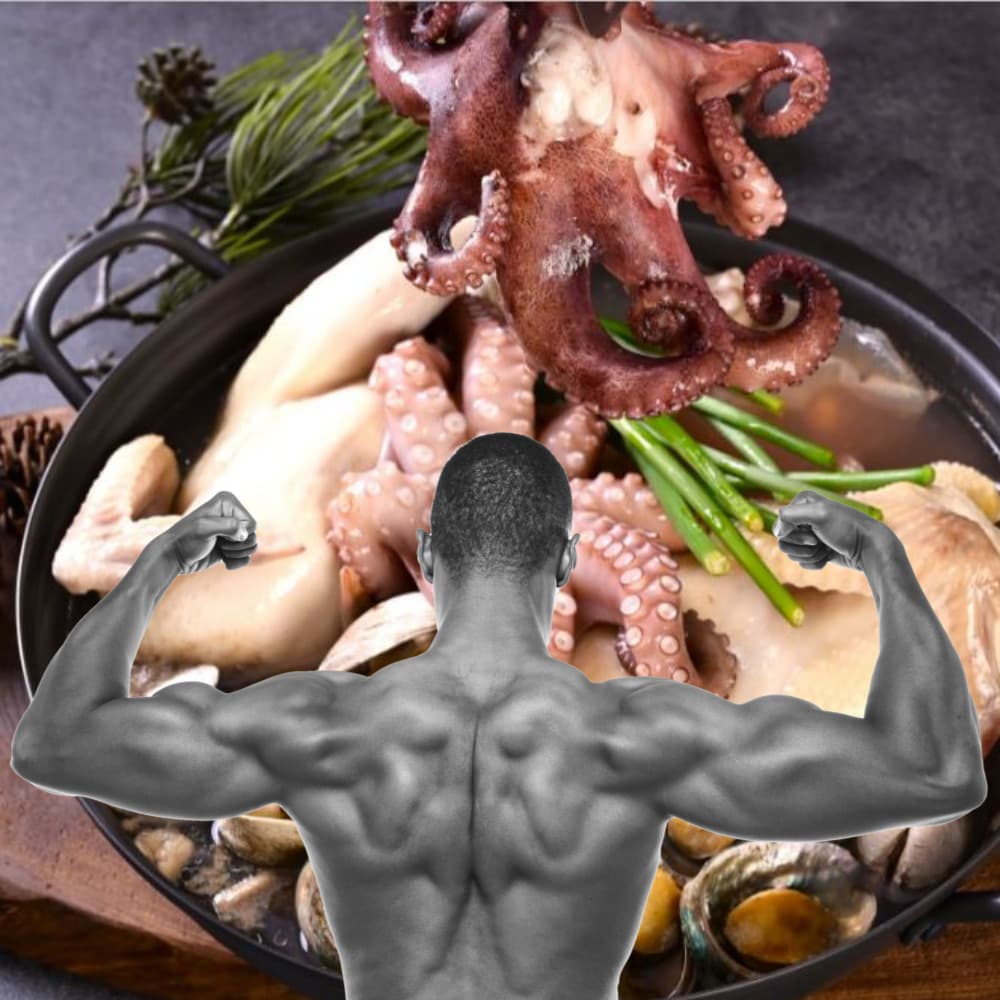 간편 밀키트 해신탕 국내산 생닭 전복 해물보양식 복날 몸보신 문어 삼계탕