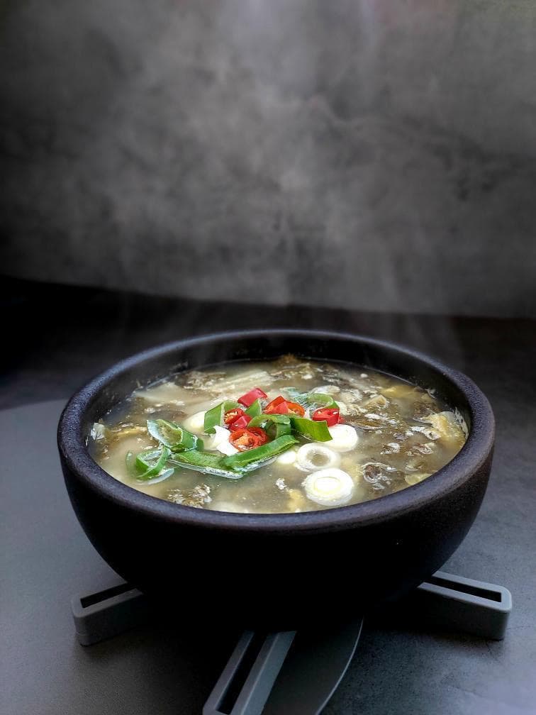 우거지 된장국 시락국 시래기 냉동 간편식 캠핑 해장국 국밥 간편한요리 탕 즉석국 1kg