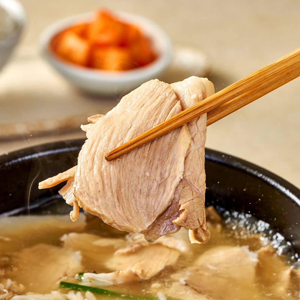 프리미엄 맑은 돼지국밥 600g 캠핑 순대국 순대 국밥 밀키트 해장국