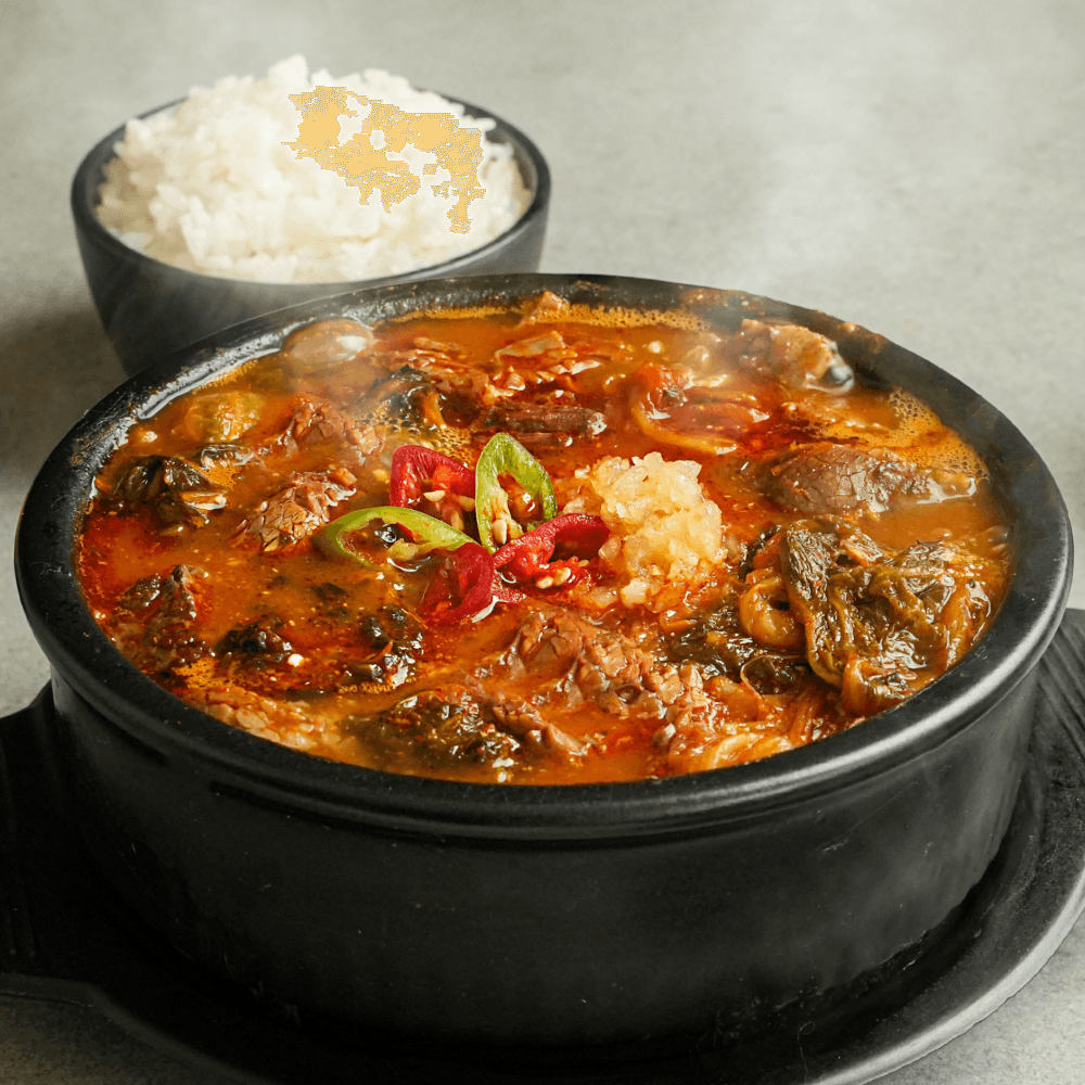 직접국밥 얼큰 국내산 소고기 국밥 우거지 듬뿍 해장국 장터국밥 우사골 캠핑 밀키트 600g