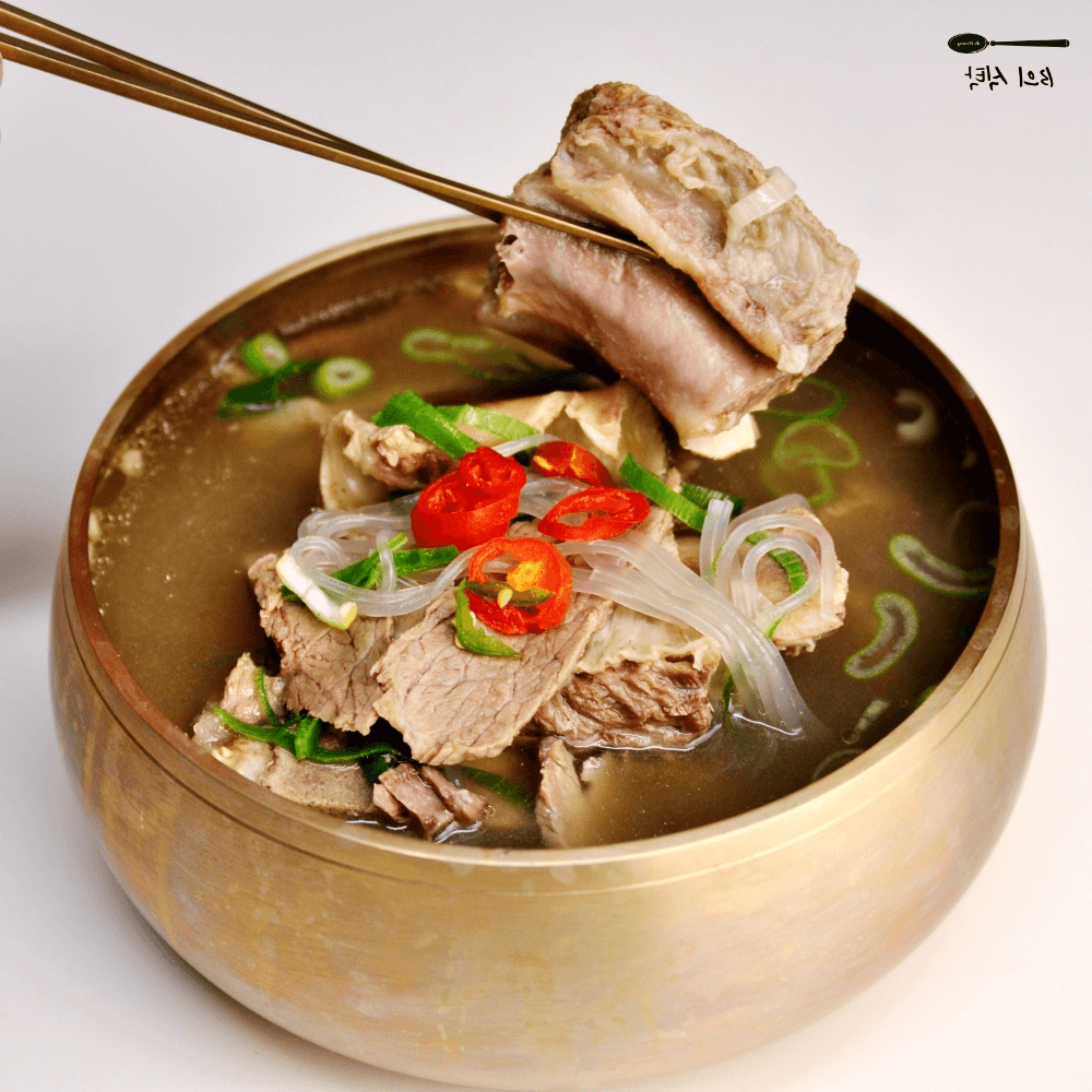 B의식탁 소고기 갈비 국물 밀키트 갈비탕 요리 레시피