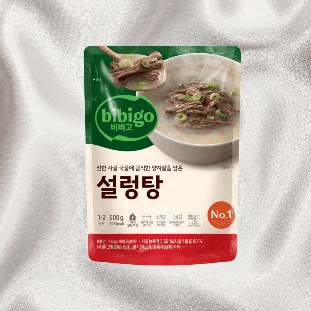 비비고즉석국 설렁탕 간편설렁탕 1인밀키트 500g 10개