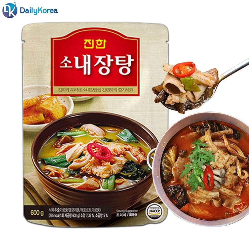 진한 식품 밀키트 간편식 혼밥 캠핑음식 레토르트 소내장탕 600g