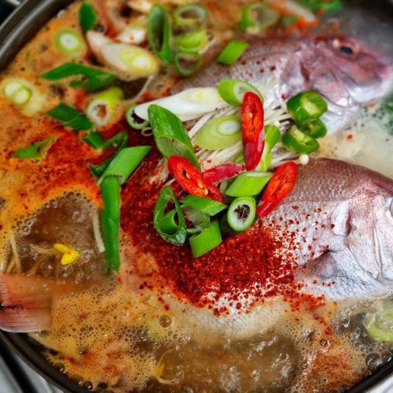 국내산 참돔매운탕 자연산 밀키트 손질 특제양념 캠핑용