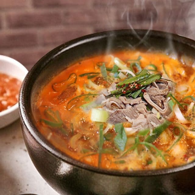 옛 진양식당 부산식 얼큰 돼지국밥 밀키트 630g