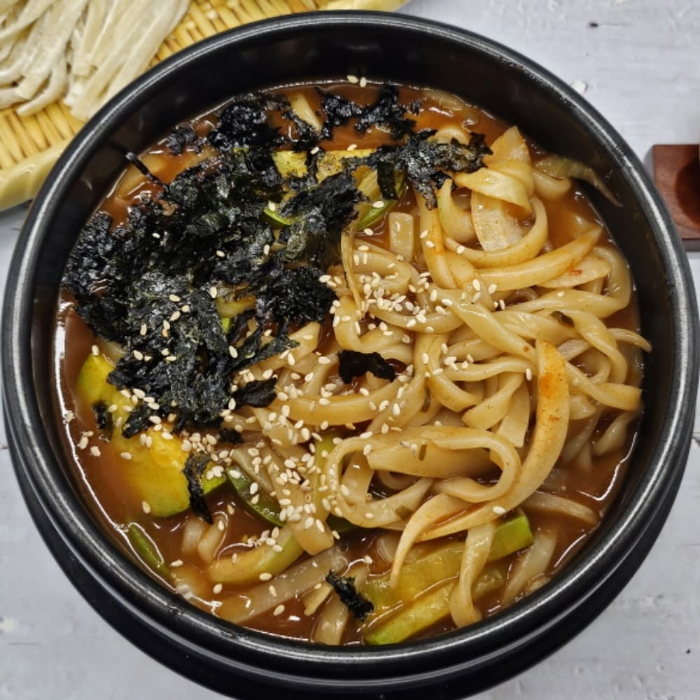 강릉 장칼국수 밀키트 장수제비 구수하고 칼칼한 칼국수 수제비 6인분