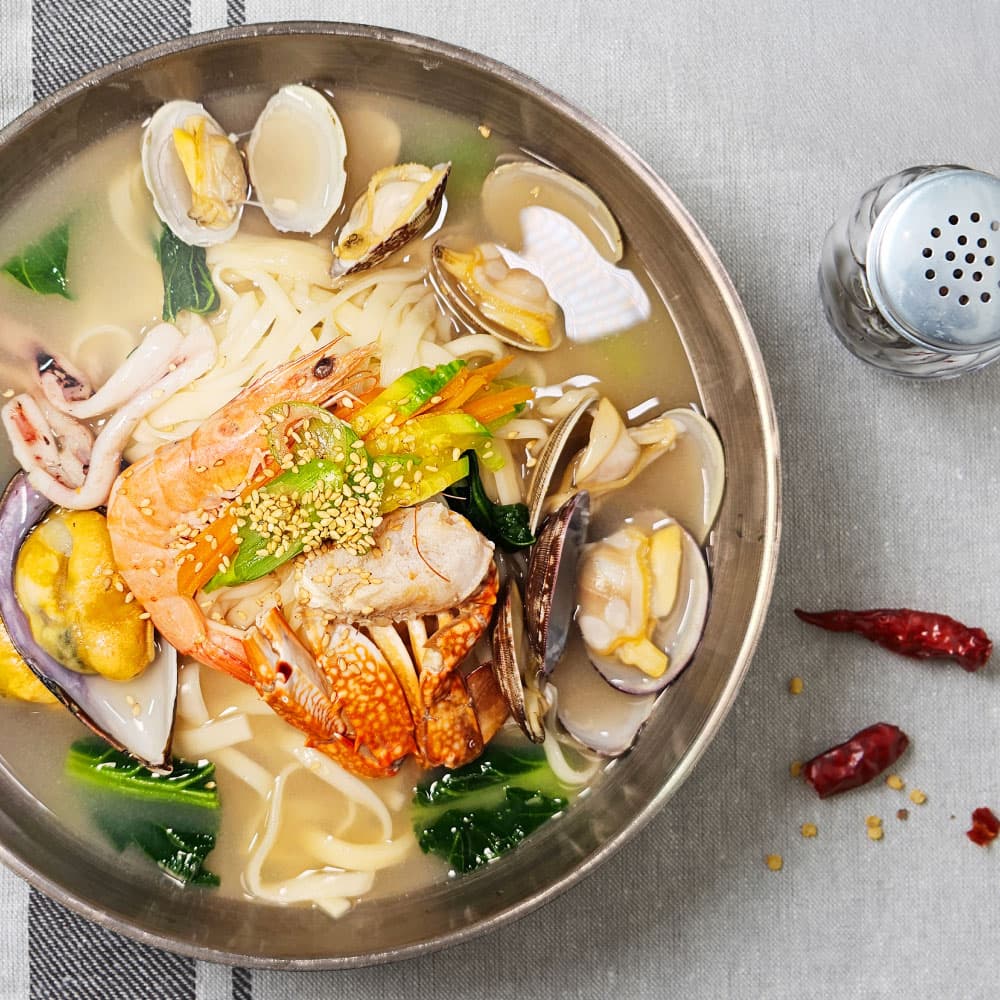 대구 칼국수 밀키트 동도 해물 칼국수 2인분 캠핑 해장 여행 혼밥 집들이