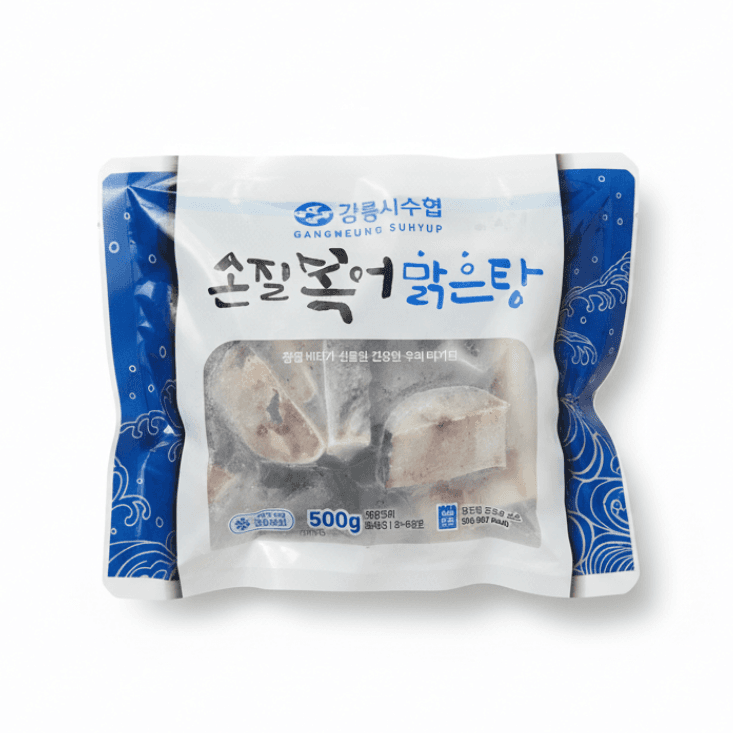 강릉시수협 손질 복어 복어탕 500g (매운탕/맑은탕) 동해안 냉동 밀복 밀키트 복지리탕