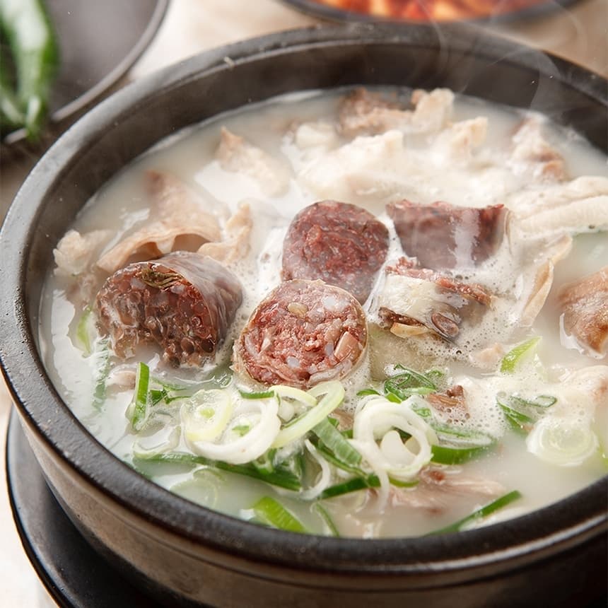 깔끔한 순대 돼지국밥 간편한 레토르트 밀키트 3팩