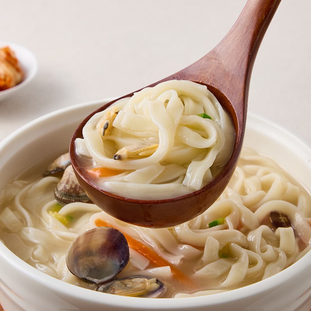 바지락칼국수 칼국수밀키트 캠핑음식 3인분